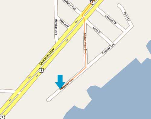 key largo location map and directions